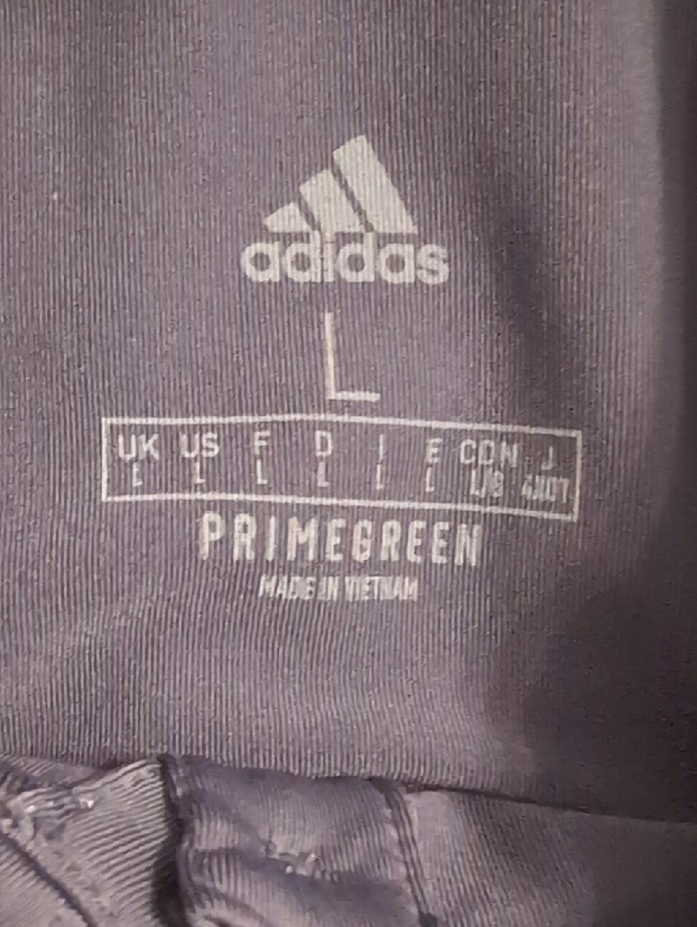 Adidas Purple Performance Tee with Chase Logo - Picture 2 of 7
